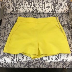 NWT Zara High-Waisted side zip shorts